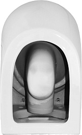 Azario Унитаз подвесной Eclat AZ-2381-A безободковый белый – фотография-15