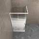 Triton Душевой уголок Фьюжн 120x80 А Полосы стекло с рисунком профиль белый – картинка-7
