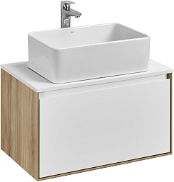 Акватон Столешница под раковину Либерти 70 белая – фотография-4