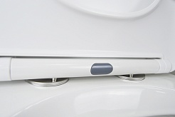 Azario Унитаз-компакт Levanto AZ-1228A безободковый с бачком с сиденьем микролифт белый – фотография-10