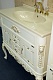 Misty Мебель для ванной Bianco 100 бежевый, сусальное золото – фотография-24