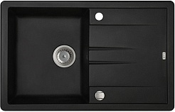 Iddis Мойка гранитная Vane G V11B781i87 черная – фотография-1