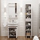 Onika Мебель для ванной Харпер 55.10 белая глянцевая/мешковина – фотография-17