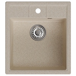 Mixline Мойка кухонная ML-GM28 бежевая – фотография-1