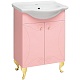 Runo Мебель для ванной "Винтаж 60" розовый – фотография-9