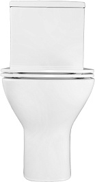 Azario Унитаз-компакт Iris AZ-8353 безободковый с бачком с сиденьем микролифт белый – фотография-4