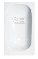 ВИЗ Стальная ванна Donna Vanna 120/70 с опорной подставкой белая орхидея