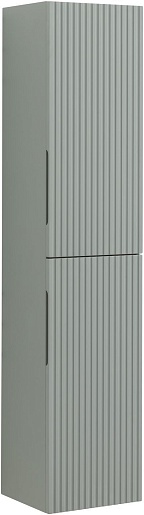 Aquanet Шкаф пенал Джейн 35 подвесной мисти грин матовый – фото-1