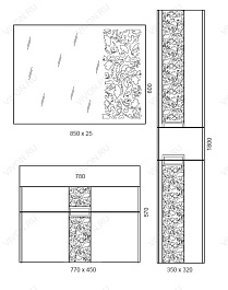  Мебель для ванной Edel белая – фотография-5