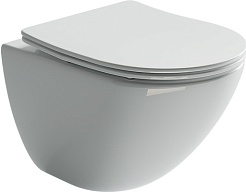 Ceramicanova Подвесной унитаз Mono Rimless с системой инсталляции Balance кнопка Circle черный матовый – фотография-2