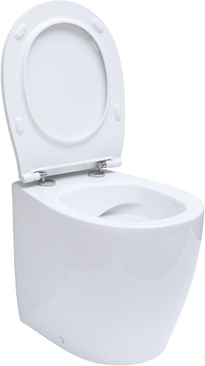 Allen Brau Чаша приставного унитаза Fantasy 4.11007.20 белый глянец – фотография-2