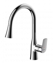 Bravat Смеситель для кухни Rhein F7460564CP-ENG хром – фотография-1