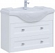 Aquanet Мебель для ванной Монте 85 подвесная белая матовая – фотография-15