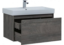 Aquanet Тумба с раковиной Nova Lite 100  дуб рошелье – фотография-5