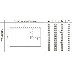 Good Door Поддон для душа Essentia 140x70 графит – фотография-2