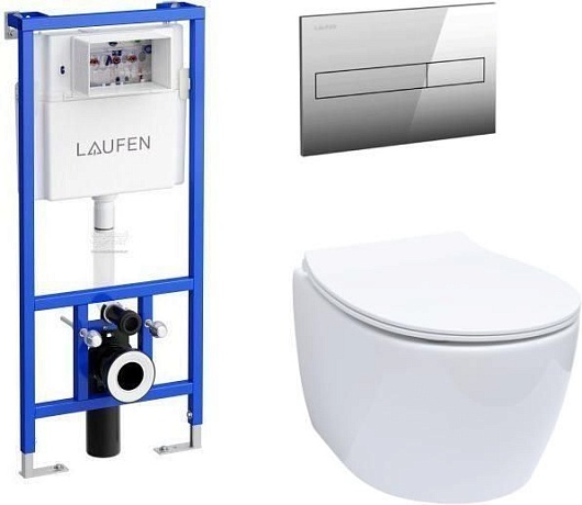 Allen Brau Унитаз с инсталляцией Fantasy 4.11004.20/8.9466.0.000.000.1 белый глянец – фото-1