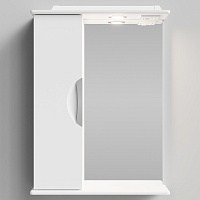 Водолей Зеркальный шкаф Лира 55 L белый