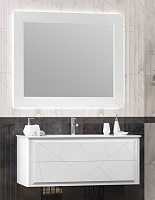 Opadiris Мебель для ванной Луиджи 120 подвесная белая матовая