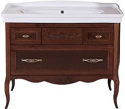 ASB-Woodline Тумба под раковину Модерн 105 антикварный орех – фотография-1