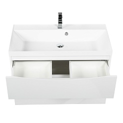 BelBagno Тумба с раковиной Marino-H60 90 подвесная Bianco Lucido – фотография-3