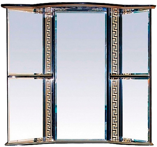 Misty Мебель для ванной Olimpia Lux 60 угловая черная патина L – фотография-4