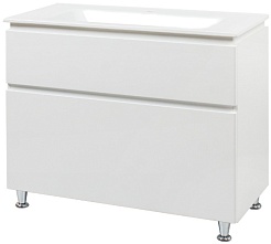 Ceruttispa Тумба с раковиной Романья white 100 – фотография-1