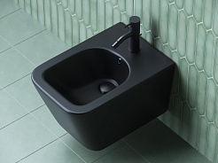 Ceramicanova Подвесное биде Metric CN3008MB чёрный матовый – фотография-6