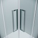 Grossman  Душевой уголок Cosmo 90x90x195 профиль хром стекло прозрачное – картинка-18