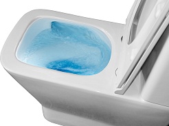 Azario Унитаз-компакт Joy AZ-2168-UQ3 безободковый с бачком с сиденьем микролифт белый – фотография-11