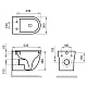 BelBagno Унитаз подвесной Onda BB066CHR/BB870SC – фотография-16