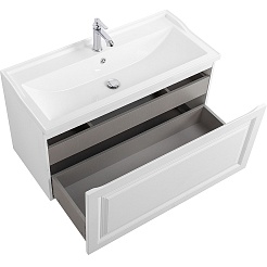 Cezares Тумба с раковиной Giubileo 100 подвесная брашированный ясень – фотография-5