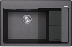 Florentina Мойка кухонная Россана 780 L черная – фотография-1