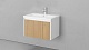 Velvex Мебель для ванной подвесная Klaufs 70 белая/дерево – картинка-26