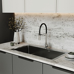 Mixline Смеситель для кухни 35k MLSS-0402 сатин – фотография-2