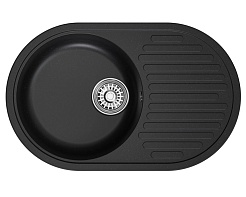 Mixline Мойка кухонная ML-GM16 ультра-черная – фотография-1