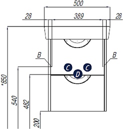 Акватон Тумба с раковиной Сильва 50 дуб фьорд – фотография-5