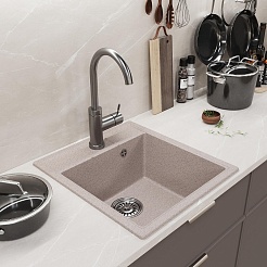 Mixline Мойка кухонная ML-GM28 песочная – фотография-4