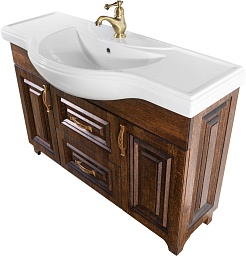 Водолей Мебель для ванной Дубэлла 105 венге – фотография-4