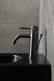 Allen Brau Смеситель для биде Priority 5.31A04-MG (с донным клапаном) графит браш – фотография-6