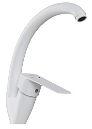 Mixline Смеситель для кухни 35k ML15-032W белый – фотография-2