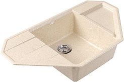 Dr. Gans Мойка кухонная Крона 910 угловая дюна – фотография-2