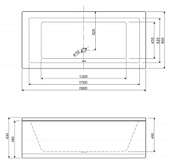 Cezares Экран фронтальный PLANE-190-SCR – фотография-3