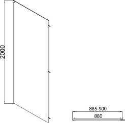Vincea Душевой уголок Soft 2 110x90 VSR-3SO29011CL профиль хром стекло прозрачное – фотография-11