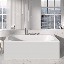 Ravak Фронтальный экран для ванны City 180 белый – фотография-2