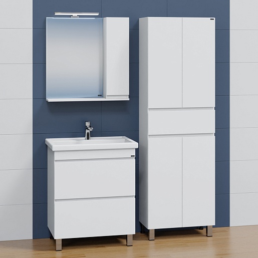 СанТа Мебель для ванной Марс 70 белая – фотография-2