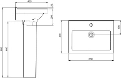 Onika Мебельная раковина Santeri Визит 55 – фотография-4