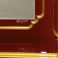 Misty Зеркало для ванной Praga 75 бордо патина – фотография-2