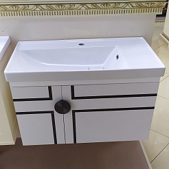 Brevita Тумба под раковину Oslo 80 белая – фотография-7