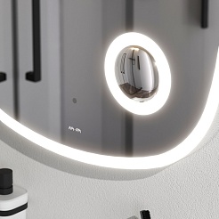 Am.Pm Зеркало Func 65 с подсветкой и увеличительным зеркальцем – фотография-6