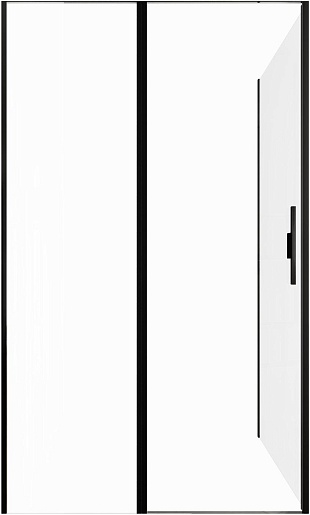 Allen Brau Душевой уголок Priority 120x80 3.31033.BBA/3.31042.BBA чёрный браш – фотография-6